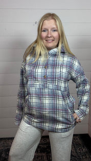 Lorelai Plaid Hoodie