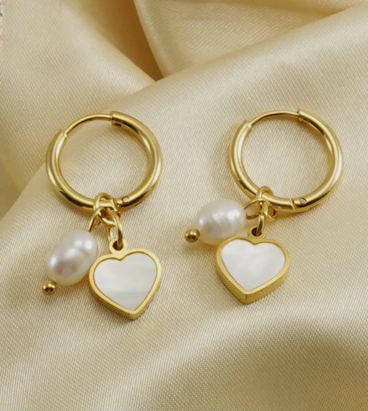 Heart of Pearl Earrings