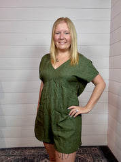 Olive Romper