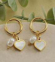 Heart of Pearl Earrings