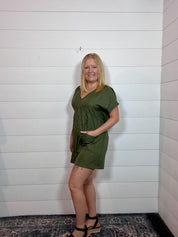 Olive Romper
