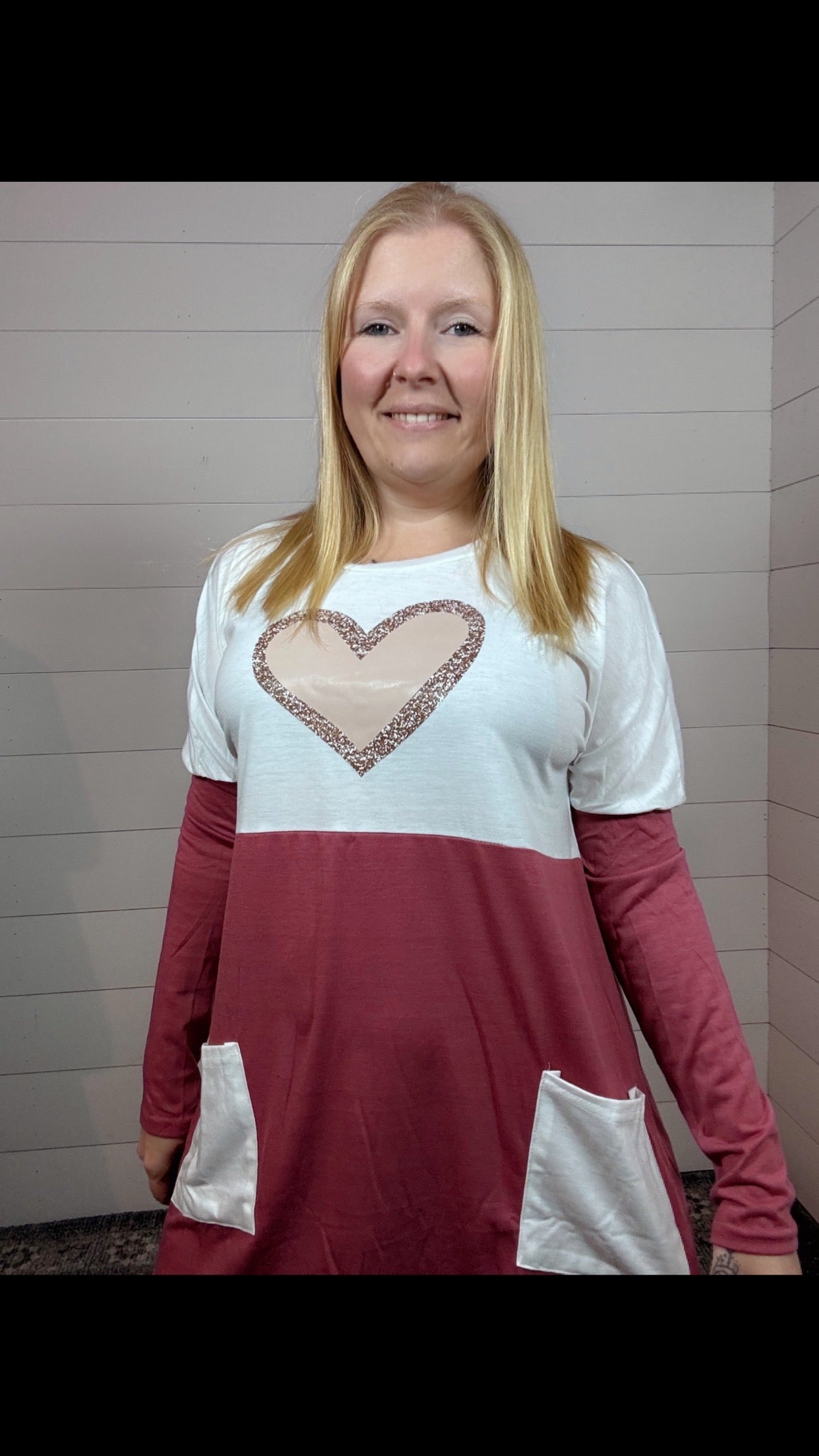 Casual Heart Top