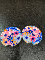 Flower Car Coasters