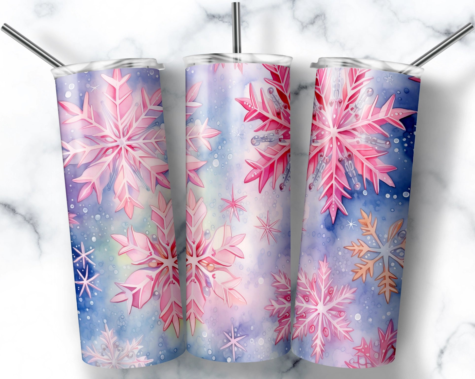 Snow Flake Tumbler